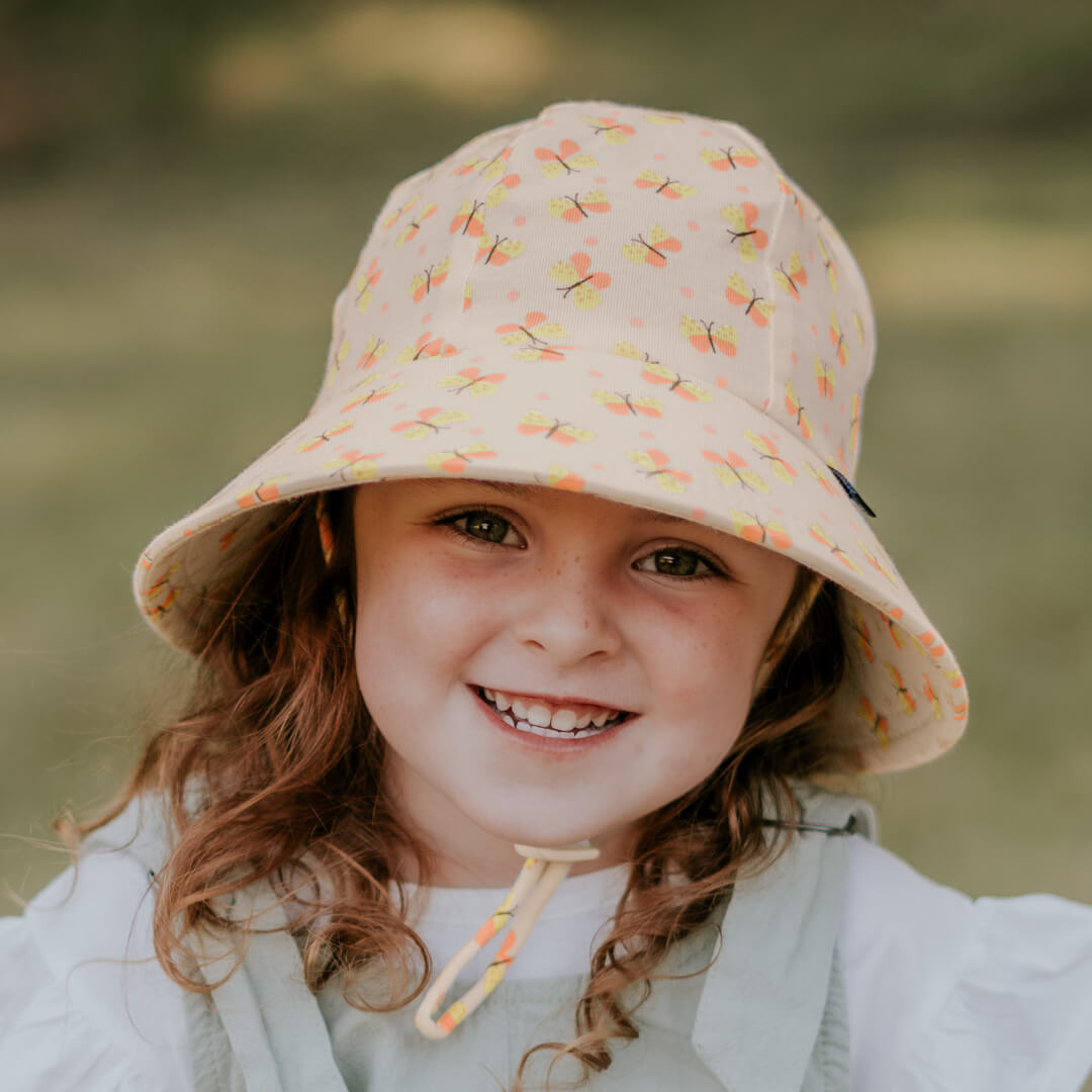 BEDHEAD KIDS PONYTAIL BUCKET HAT - BUTTERFLY