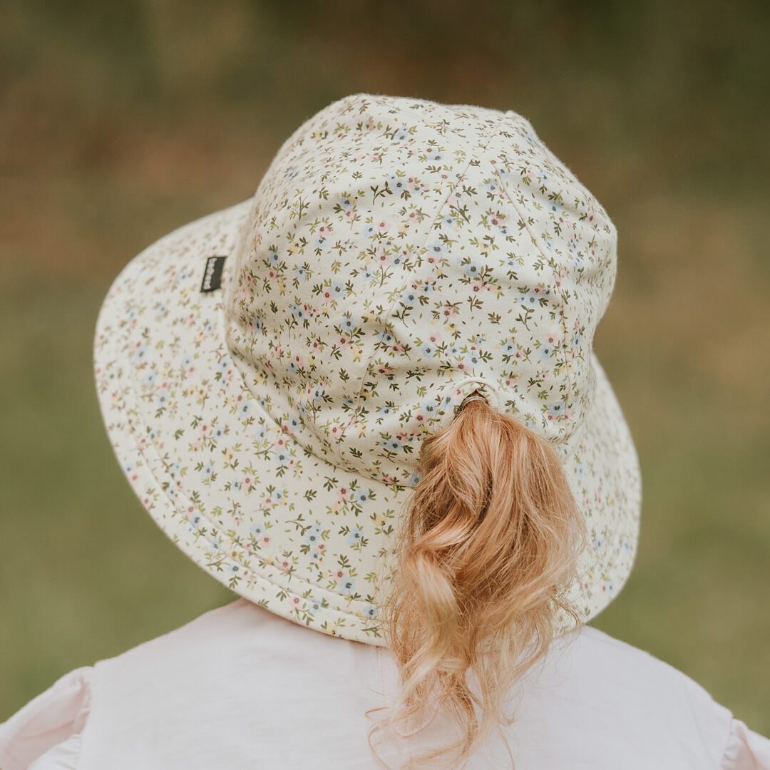 BEDHEAD KIDS PONYTAIL BUCKET HAT - CHARLOTTE