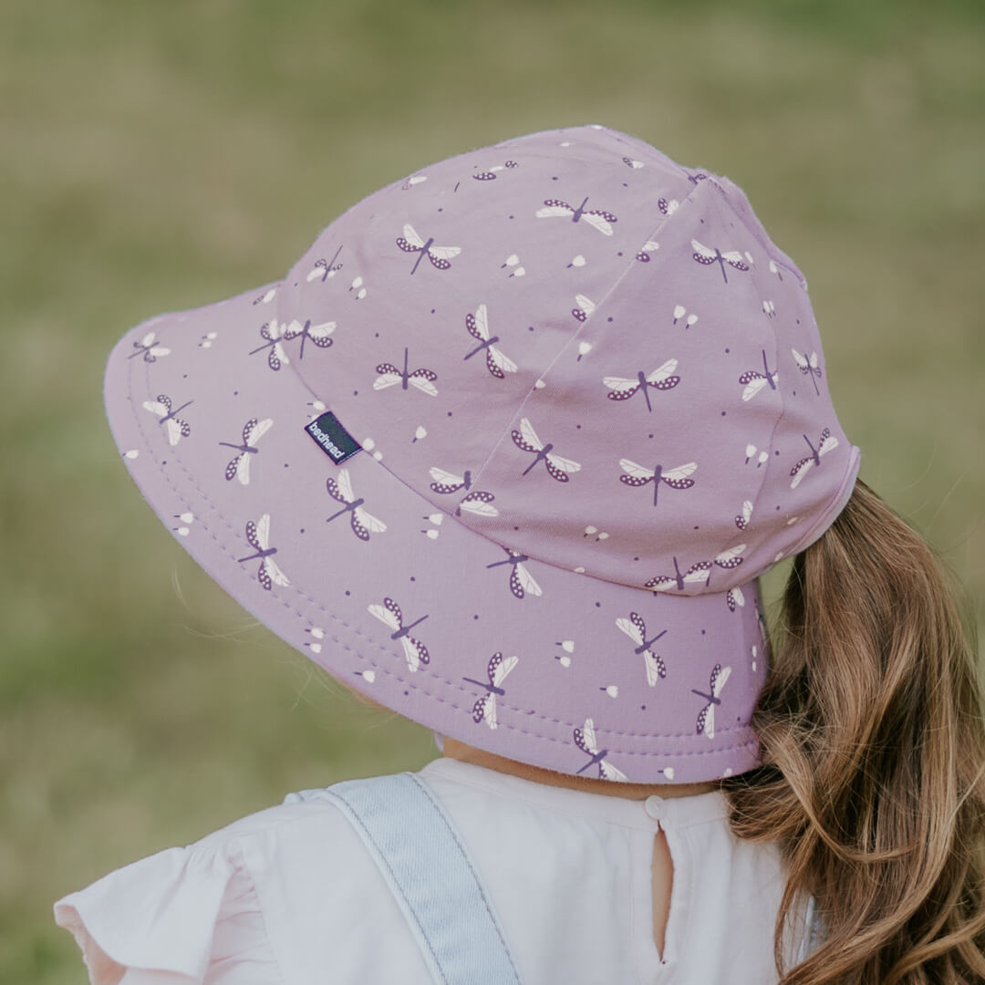 BEDHEAD KIDS PONYTAIL BUCKET HAT - DRAGONFLY