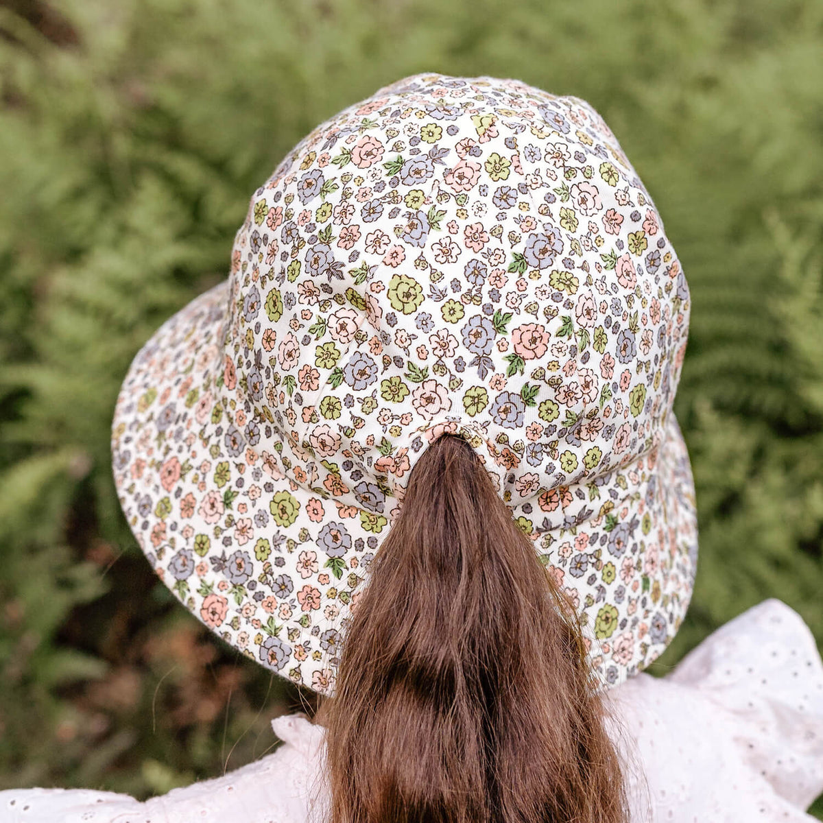 BEDHEAD KIDS PONYTAIL BUCKET HAT - FLORET