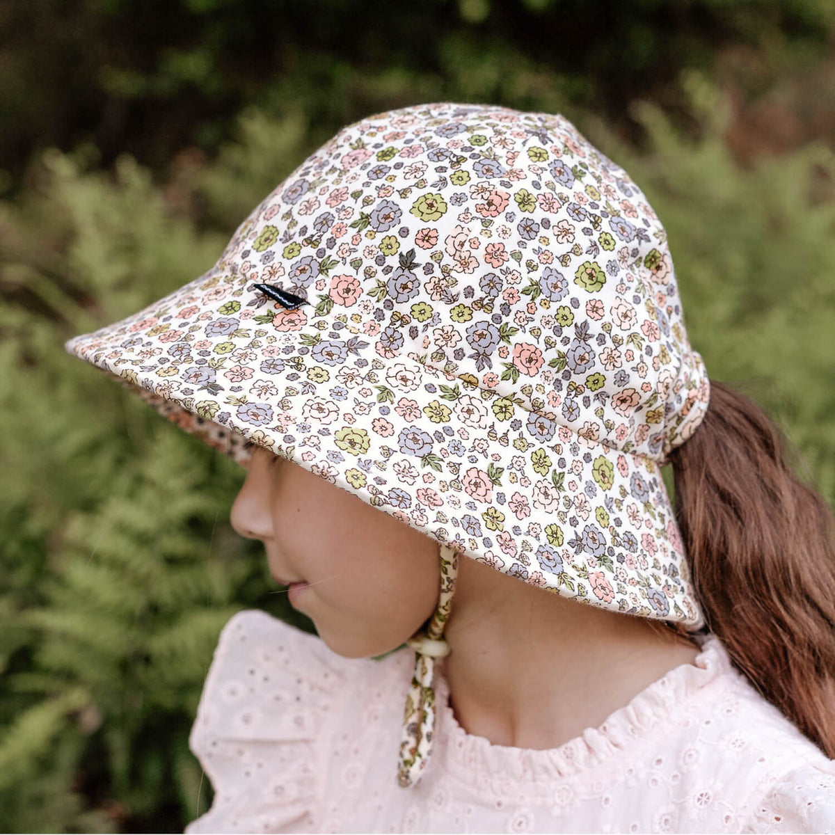 BEDHEAD KIDS PONYTAIL BUCKET HAT - FLORET