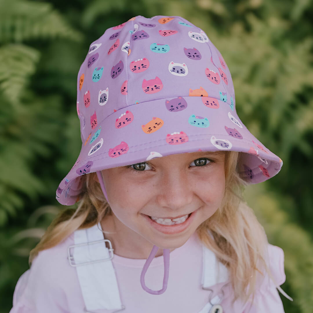BEDHEAD KIDS PONYTAIL BUCKET HAT -  KITTY