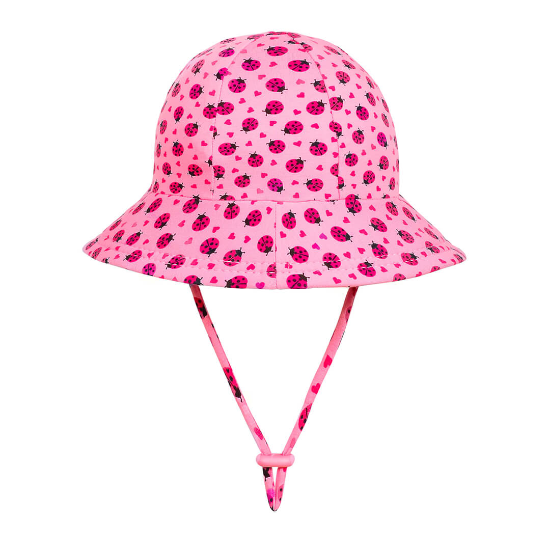 BEDHEAD KIDS PONYTAIL BUCKET HAT -  LADYBUG