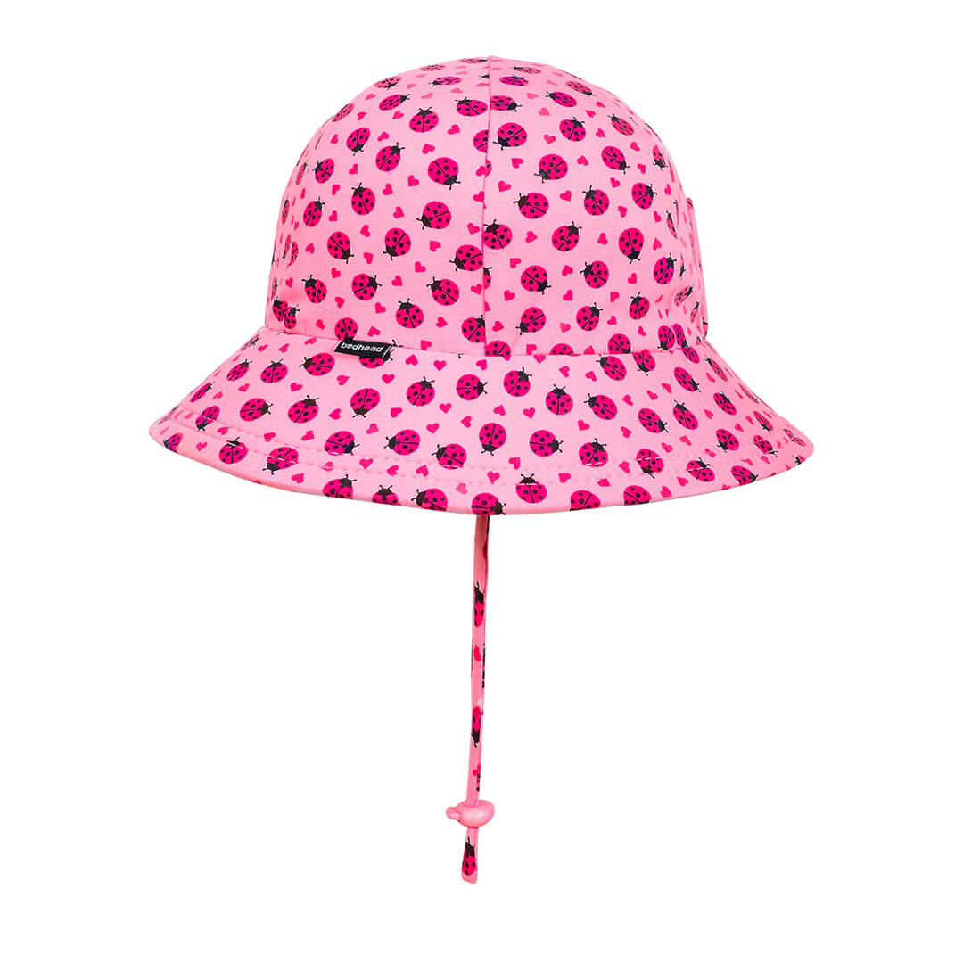 BEDHEAD KIDS PONYTAIL BUCKET HAT -  LADYBUG
