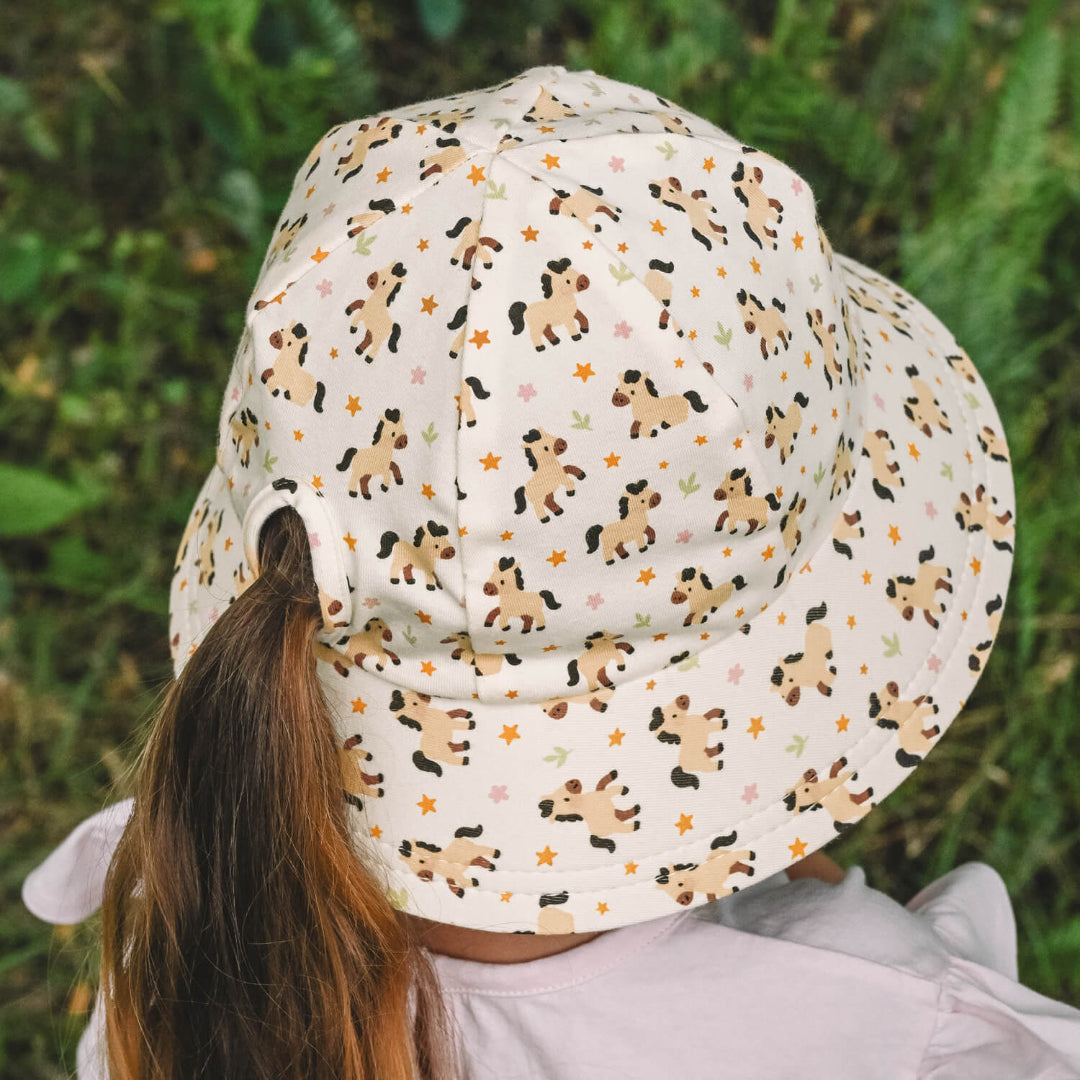 BEDHEAD KIDS PONYTAIL BUCKET HAT - PONY