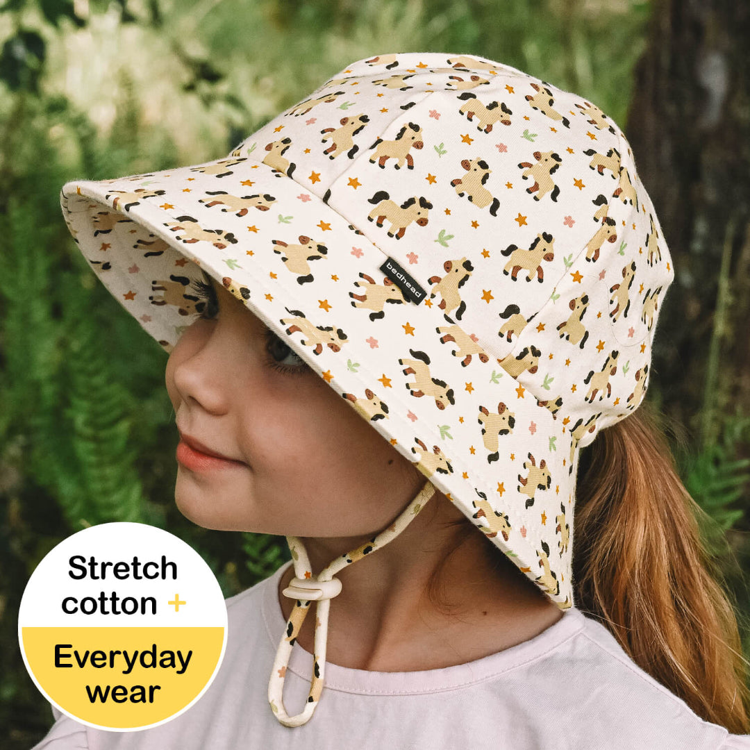 BEDHEAD KIDS PONYTAIL BUCKET HAT - PONY