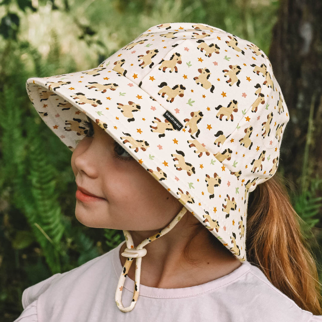 BEDHEAD KIDS PONYTAIL BUCKET HAT - PONY