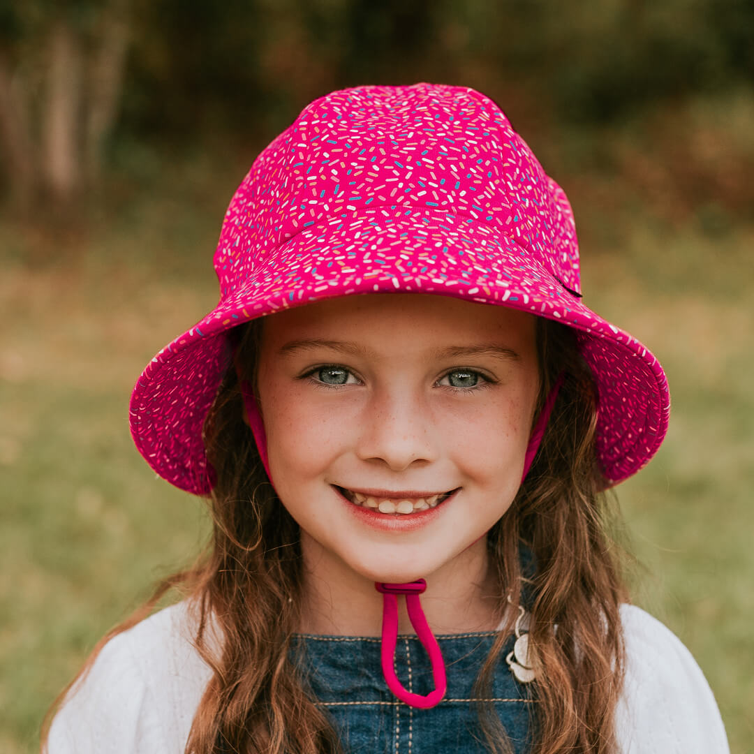 BEDHEAD KIDS PONYTAIL BUCKET HAT - SPRINKLES