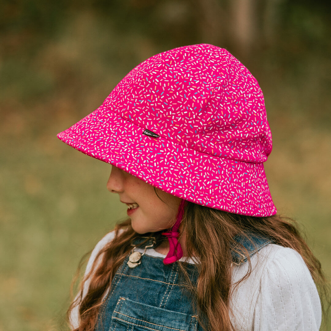 BEDHEAD KIDS PONYTAIL BUCKET HAT - SPRINKLES
