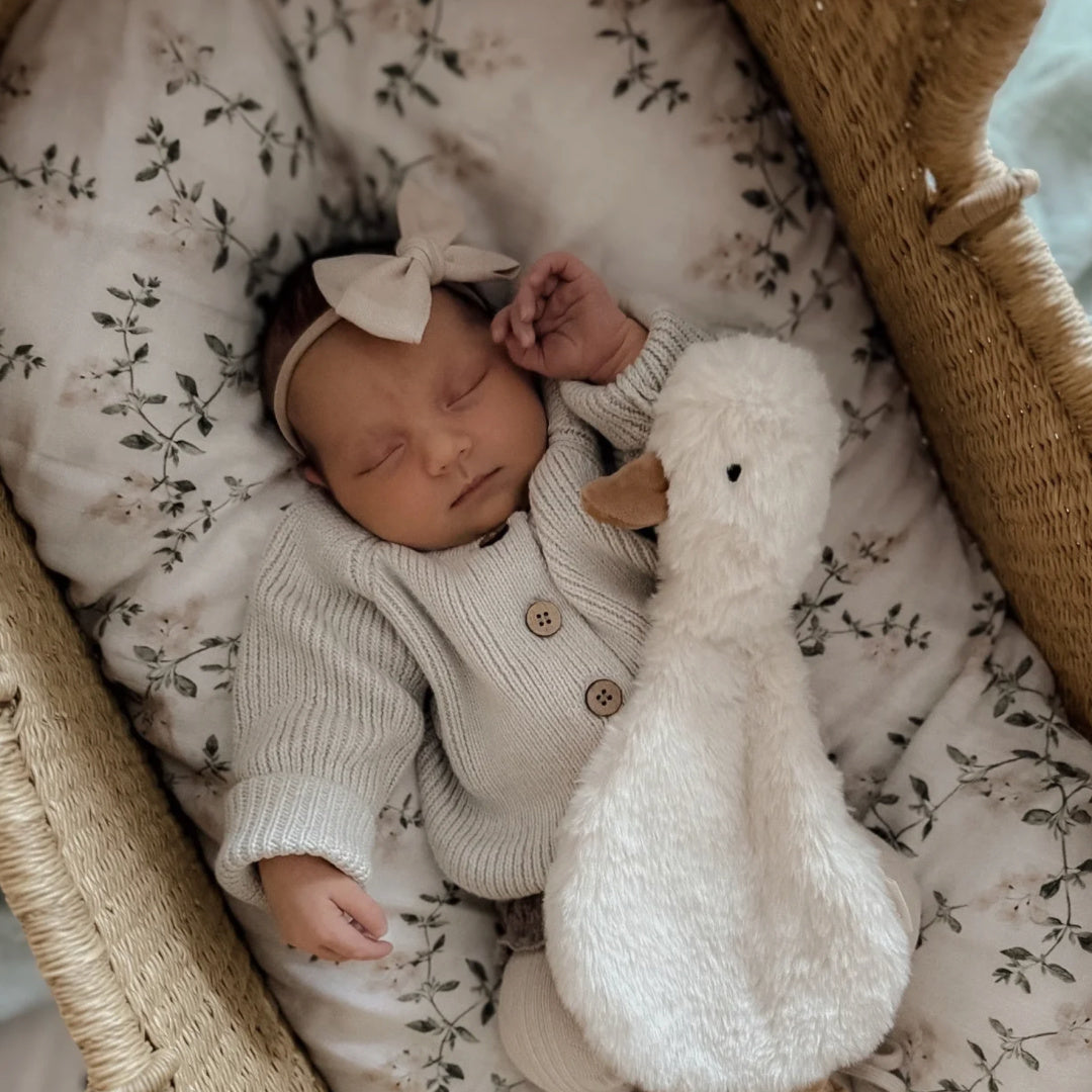 POP YA TOT FLEUR BLANCHE SWADDLE WRAP