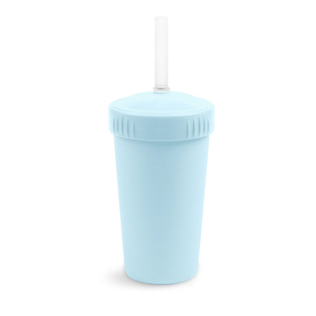 REPLAY STRAW CUP WITH REUSABLE STRAW - ICE BLUE