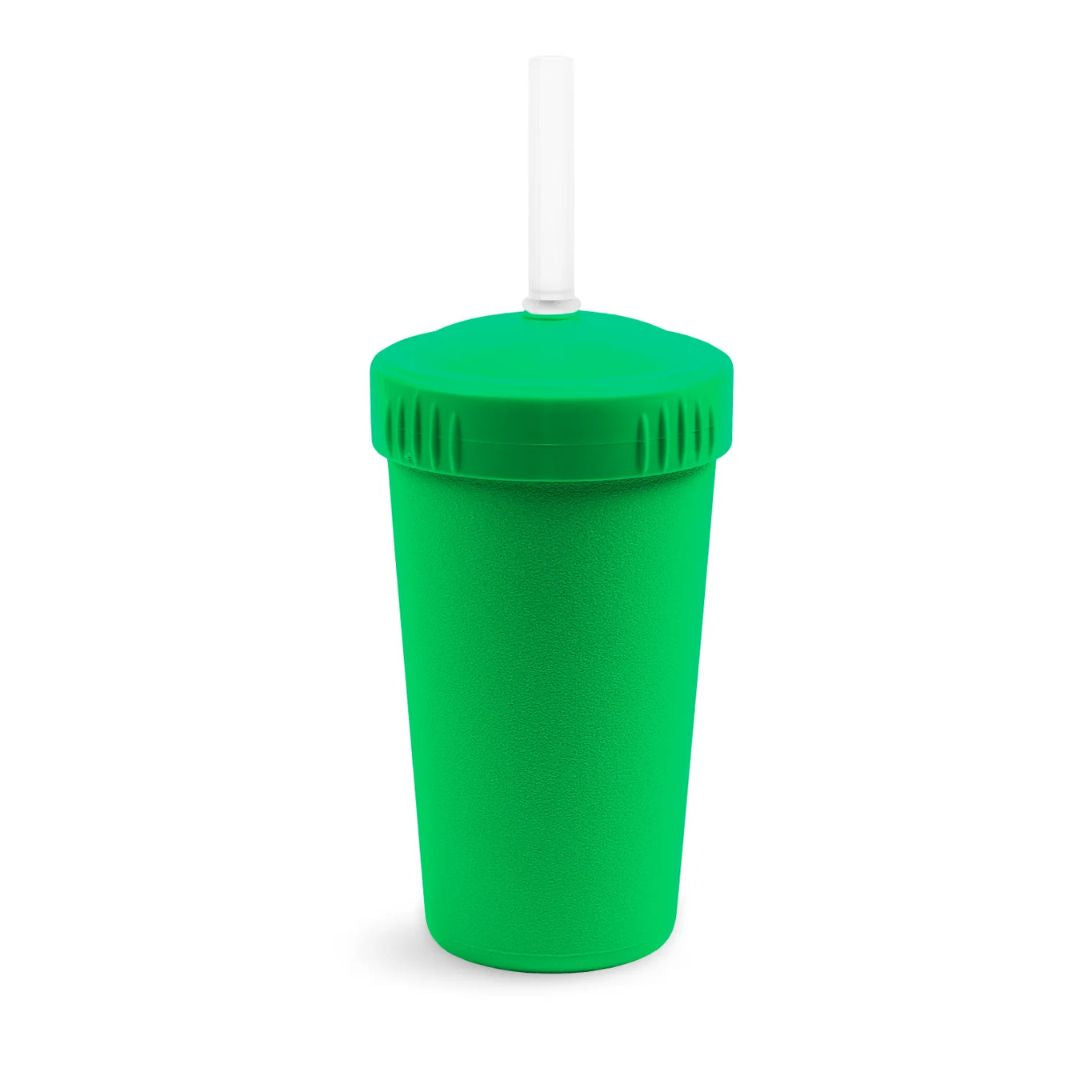REPLAY STRAW CUP WITH REUSABLE STRAW - KELLY GREEN