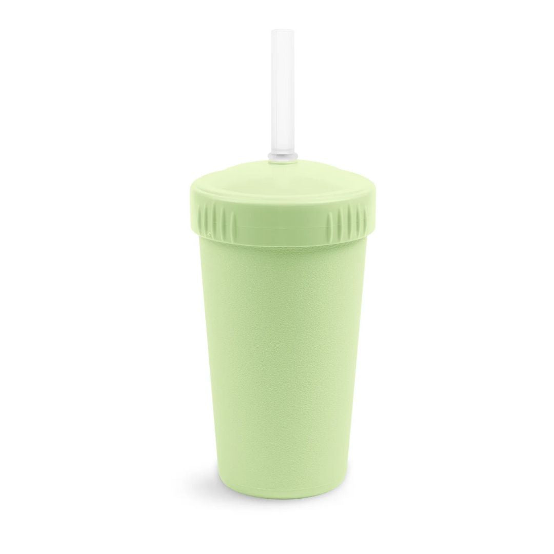 REPLAY STRAW CUP WITH REUSABLE STRAW - LEAF