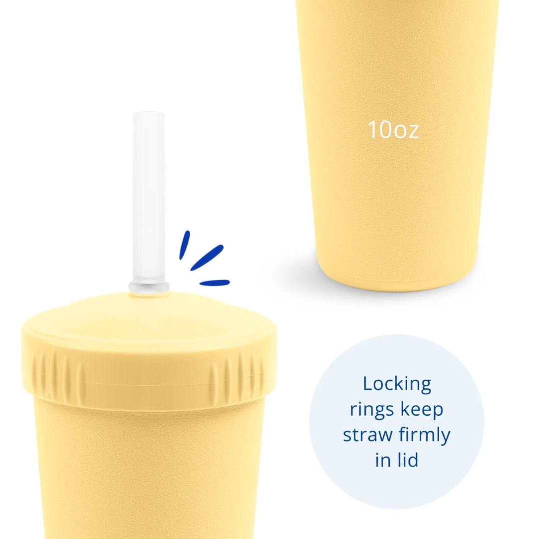 REPLAY STRAW CUP WITH REUSABLE STRAW - LEMON DROP