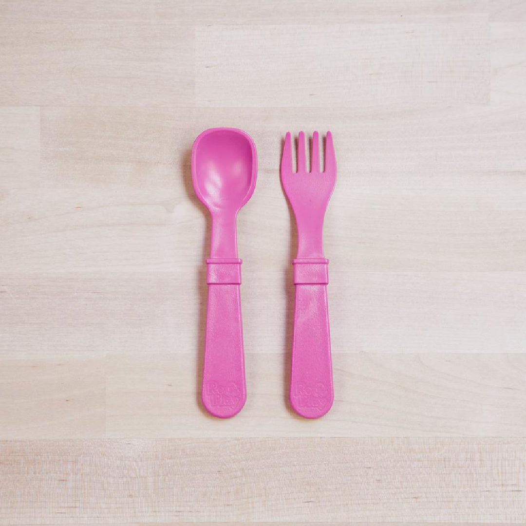 RE-PLAY CUTLERY - BRIGHT PINK