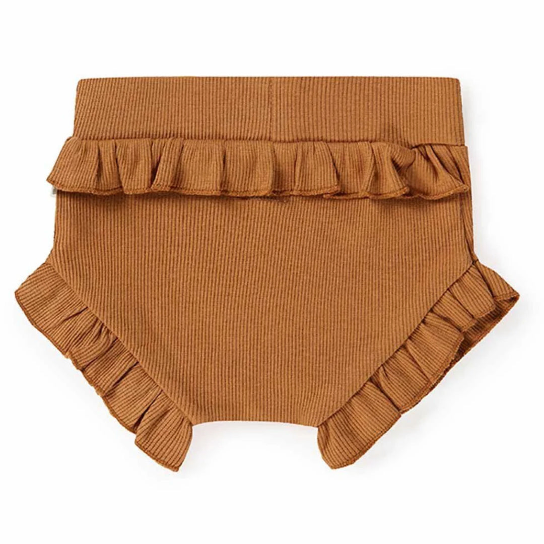 SNUGGLE HUNNY ORGANIC HIGH WAIST BLOOMERS - CHESTNUT