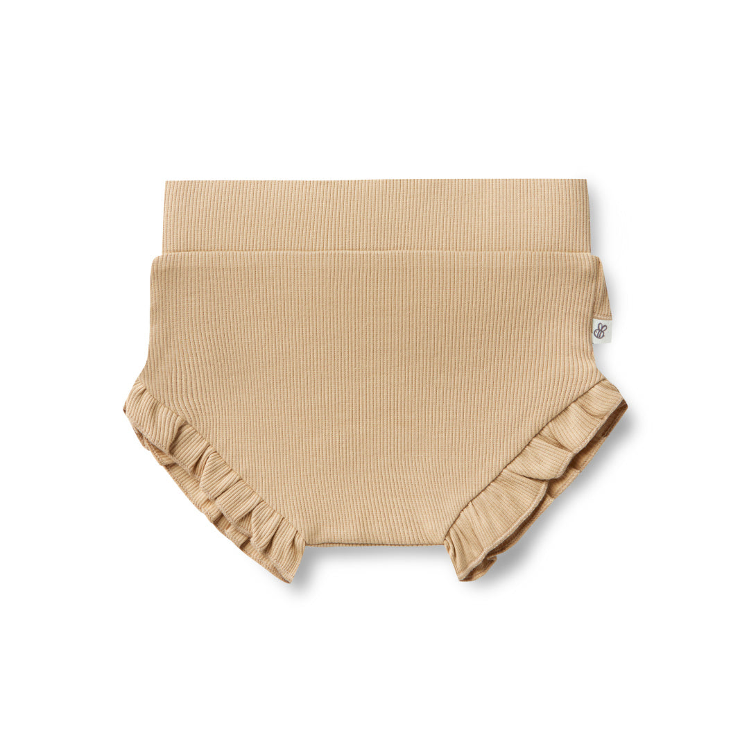 SNUGGLE HUNNY ORGANIC HIGH WAIST BLOOMERS - PEBBLE