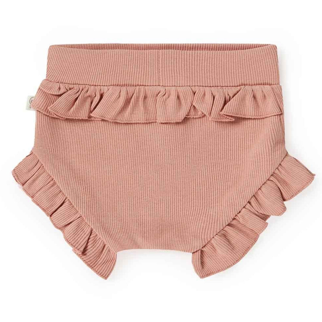 SNUGGLE HUNNY ORGANIC HIGH WAIST BLOOMERS - ROSE