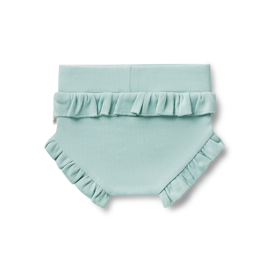 SNUGGLE HUNNY ORGANIC HIGH WAIST BLOOMERS - SAGE