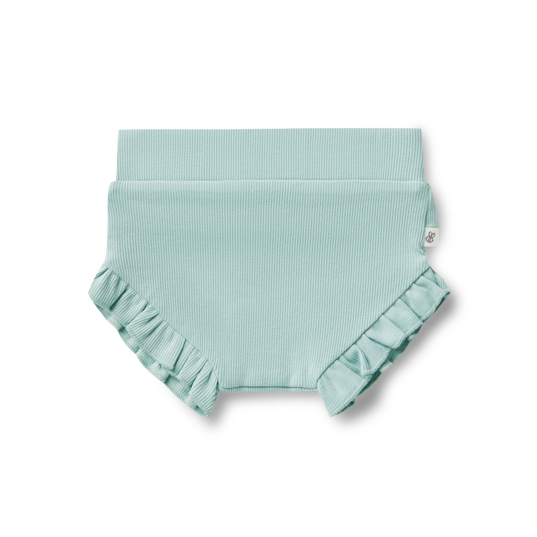 SNUGGLE HUNNY ORGANIC HIGH WAIST BLOOMERS - SAGE