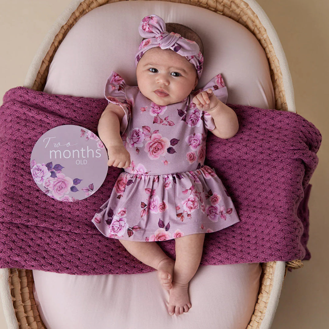 SNUGGLE HUNNY ORGANIC DRESS - BLOSSOM