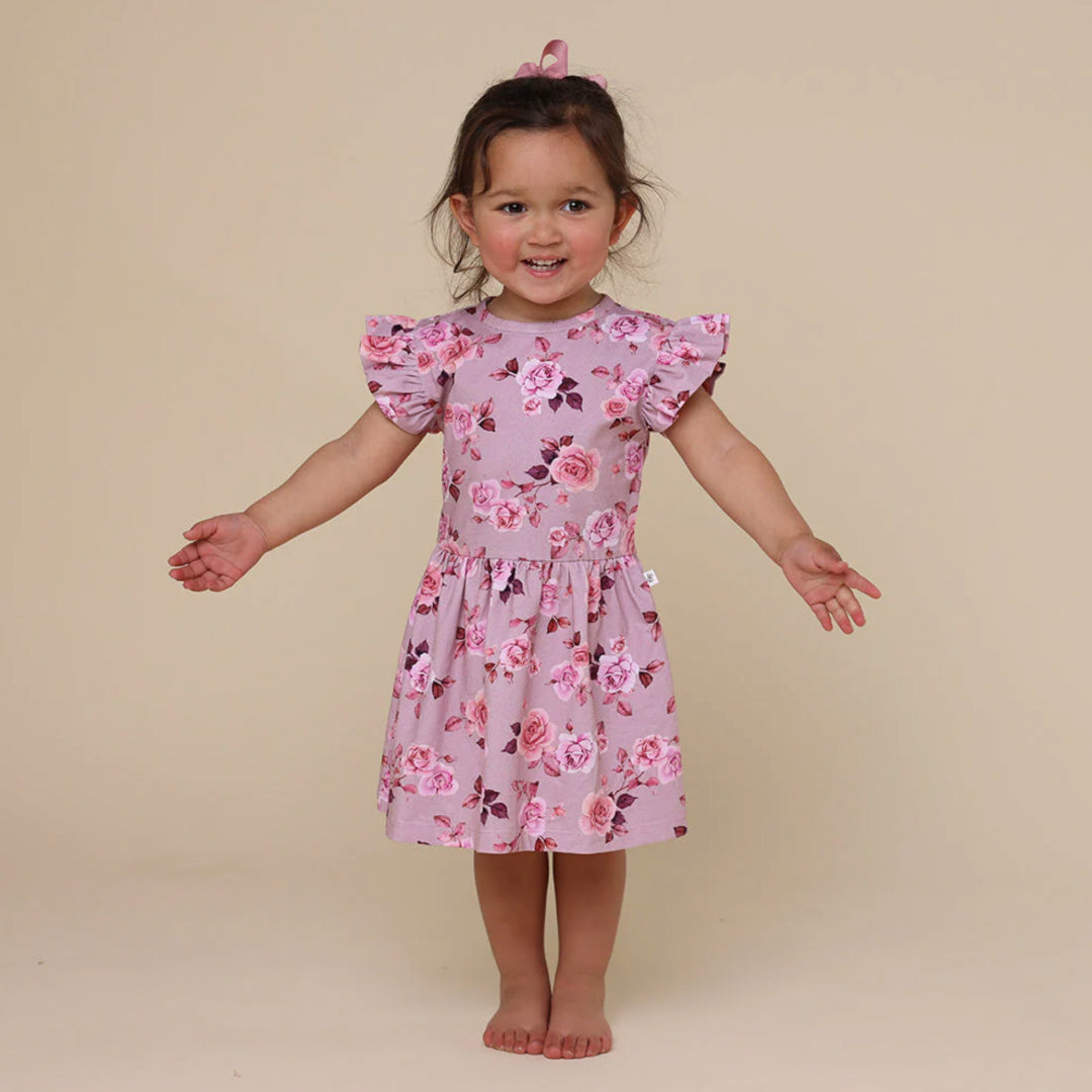 SNUGGLE HUNNY ORGANIC DRESS - BLOSSOM