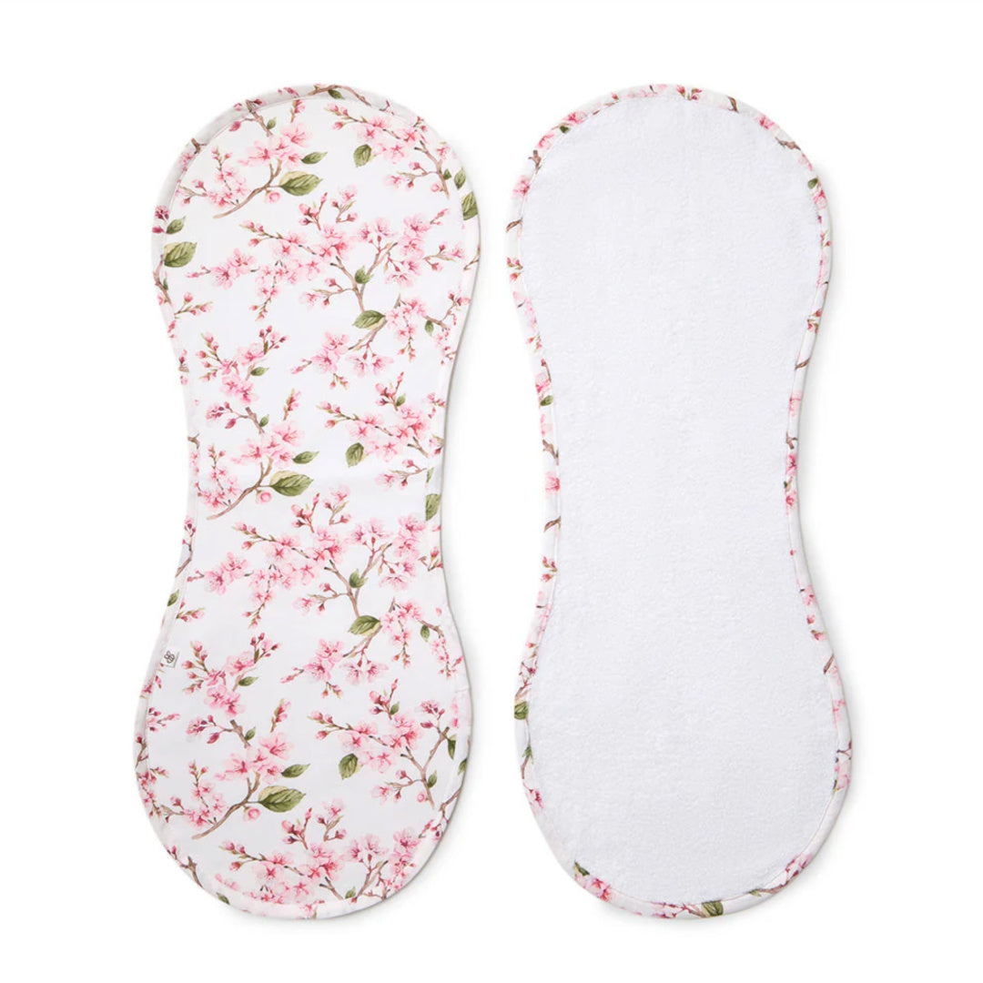 SNUGGLE HUNNY ORGANIC COTTON BURP CLOTH - CHERRY BLOSSOM