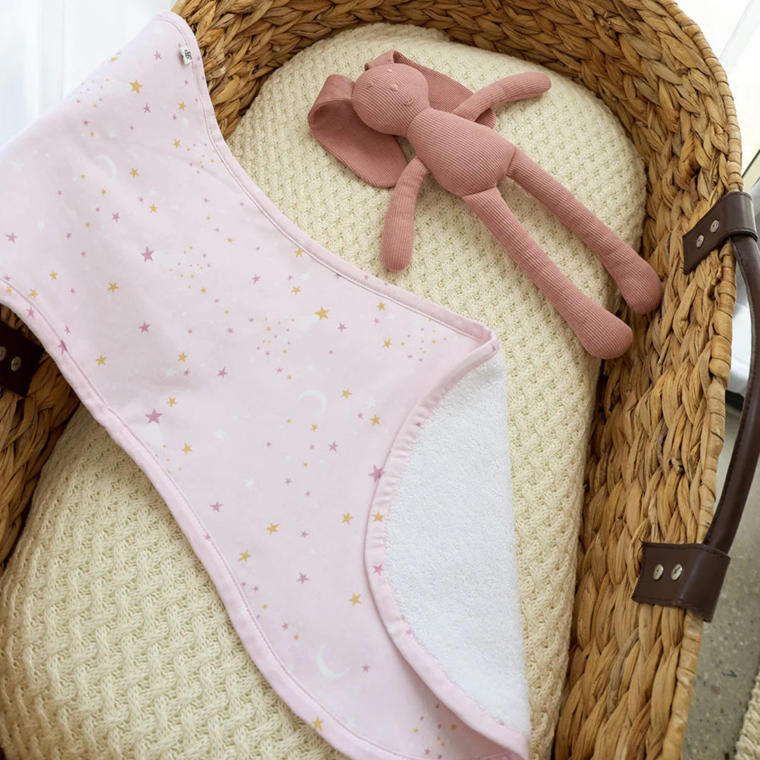 SNUGGLE HUNNY ORGANIC COTTON BURP CLOTH - TWINKLE