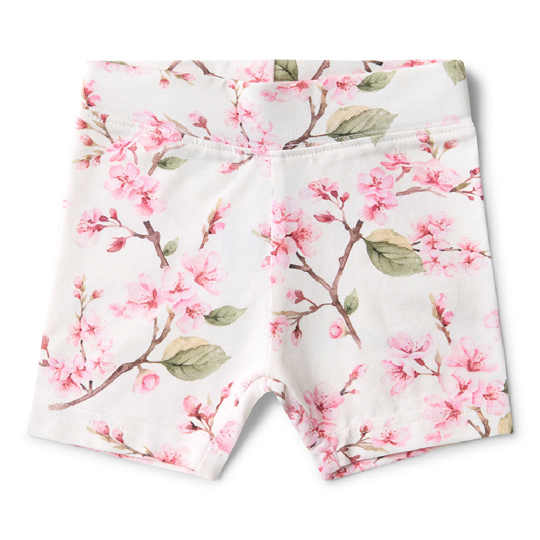 SNUGGLE HUNNY ORGANIC BIKE SHORTS - CHERRY BLOSSOM
