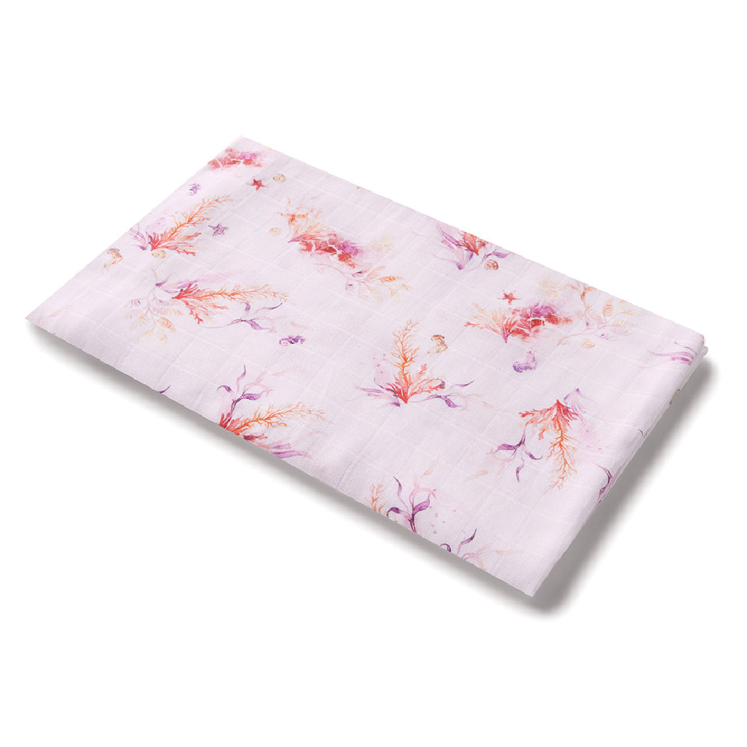 SNUGGLE HUNNY ORGANIC MUSLIN WRAP - CORAL