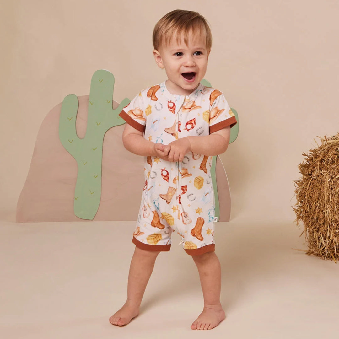 Snuggle Hunny Cowboys Organic Snuggle Shortie