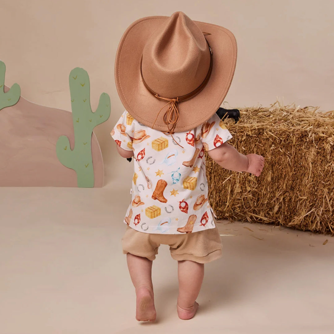 Snuggle Hunny Cowboys Organic Short Sleeve T-Shirt