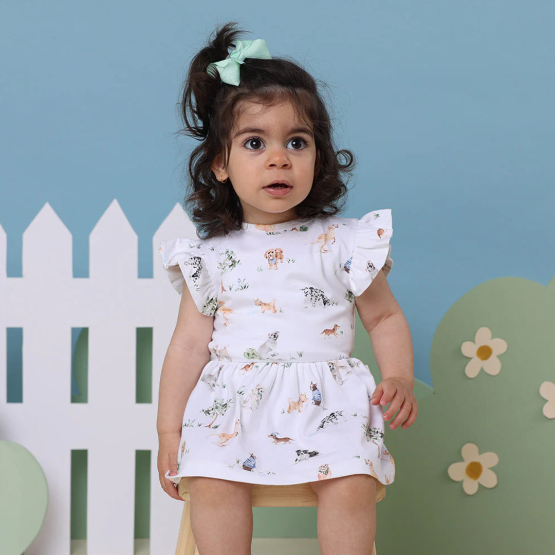 SNUGGLE HUNNY ORGANIC DRESS - DOG PARK