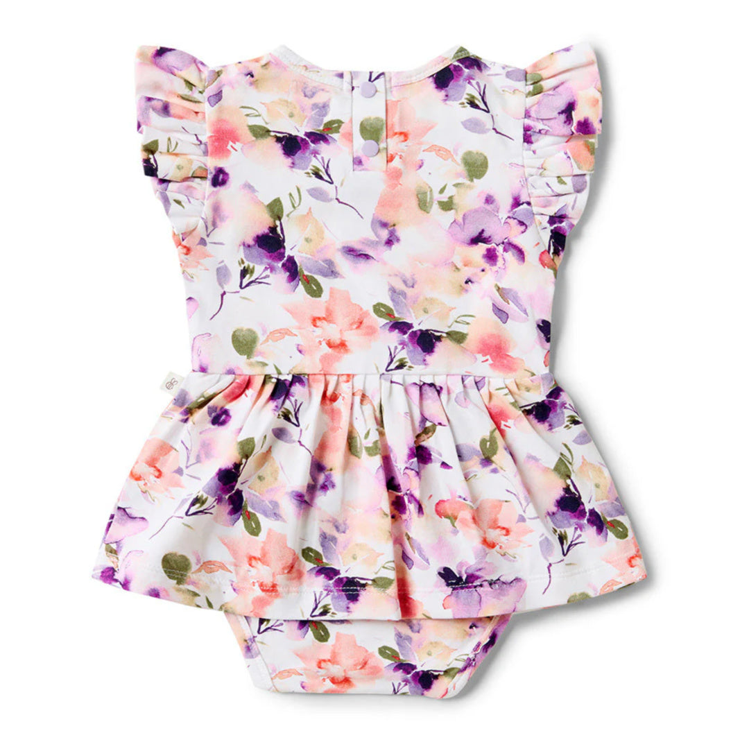 SNUGGLE HUNNY ORGANIC DRESS - BLUSHING BEAUTY