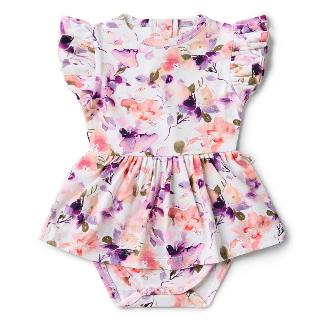 SNUGGLE HUNNY ORGANIC DRESS - BLUSHING BEAUTY