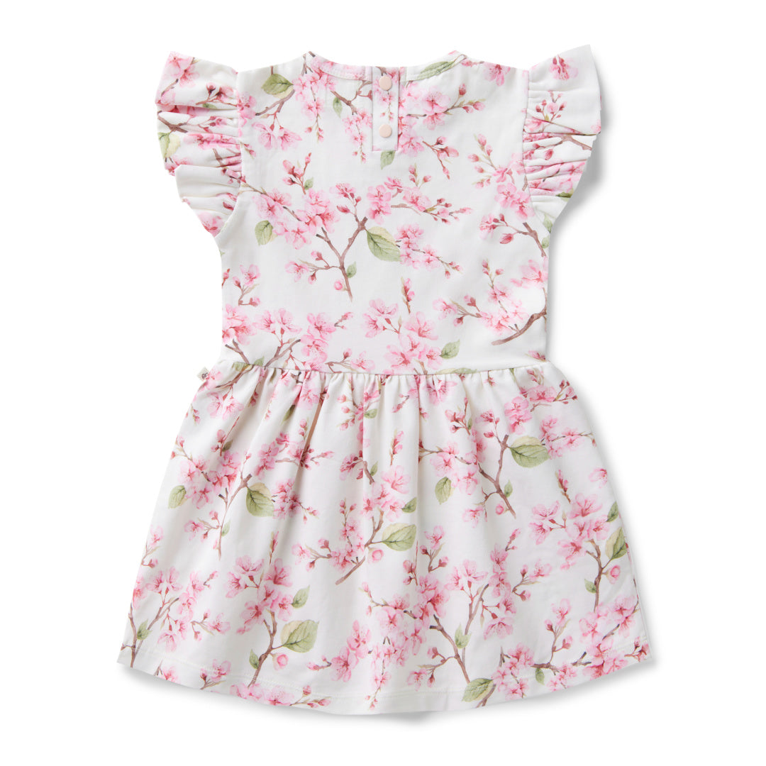 SNUGGLE HUNNY ORGANIC DRESS - CHERRY BLOSSOM