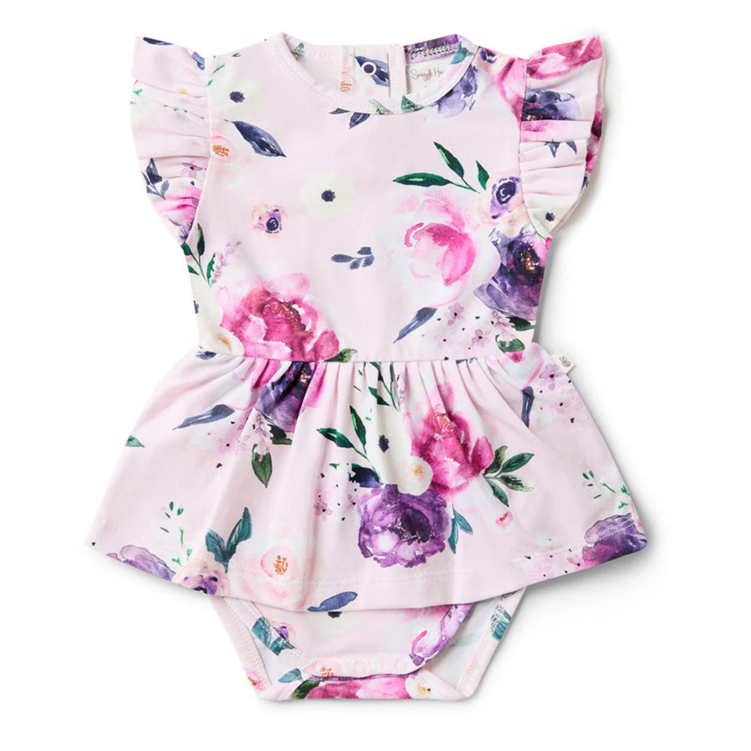 SNUGGLE HUNNY ORGANIC DRESS - FLORAL KISS
