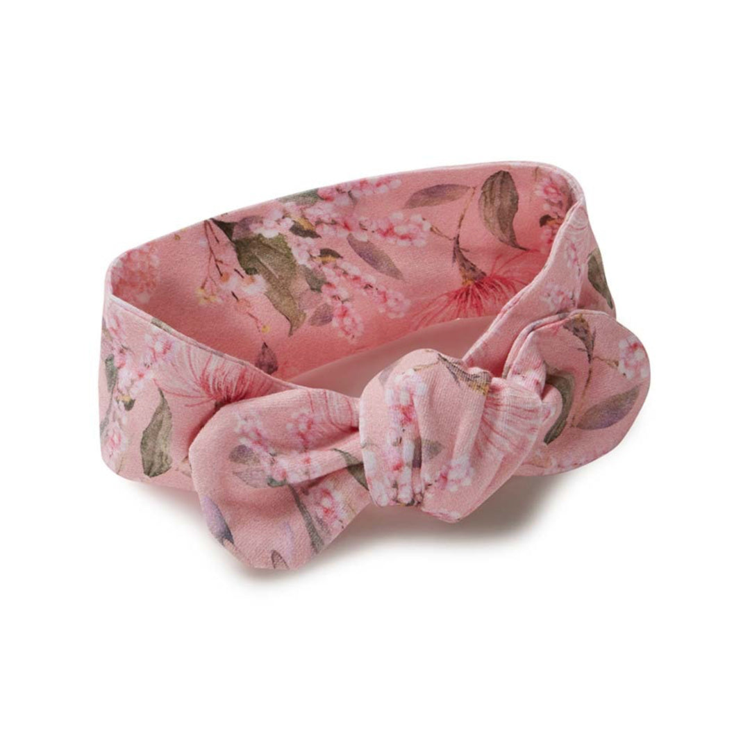 SNUGGLE HUNNY ORGANIC TOPKNOT - PINK WATTLE