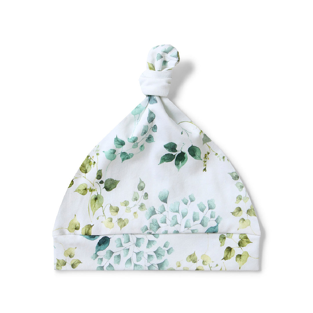 SNUGGLE HUNNY ORGANIC KNOTTED BEANIE - EDEN