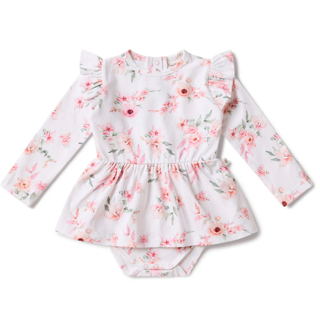 SNUGGLE HUNNY ORGANIC LONG SLEEVE DRESS - CAMILLE