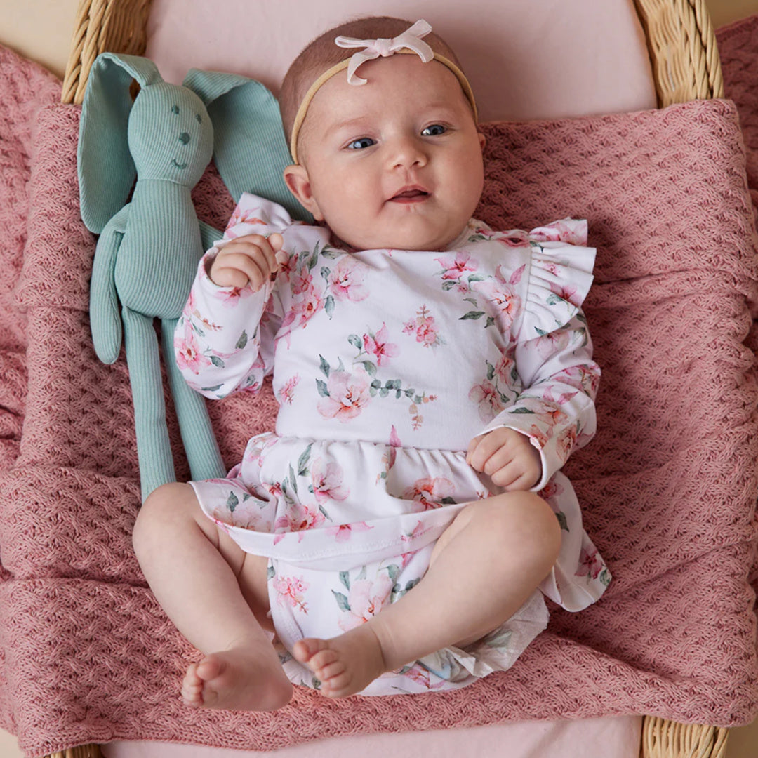 SNUGGLE HUNNY ORGANIC LONG SLEEVE DRESS - CAMILLE