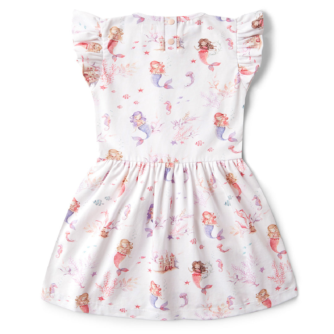 SNUGGLE HUNNY ORGANIC DRESS - MERMAID