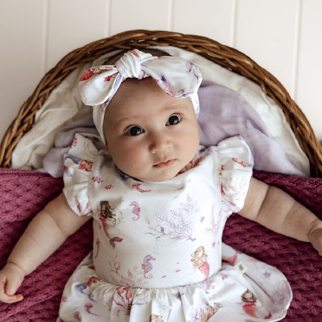 SNUGGLE HUNNY ORGANIC DRESS - MERMAID