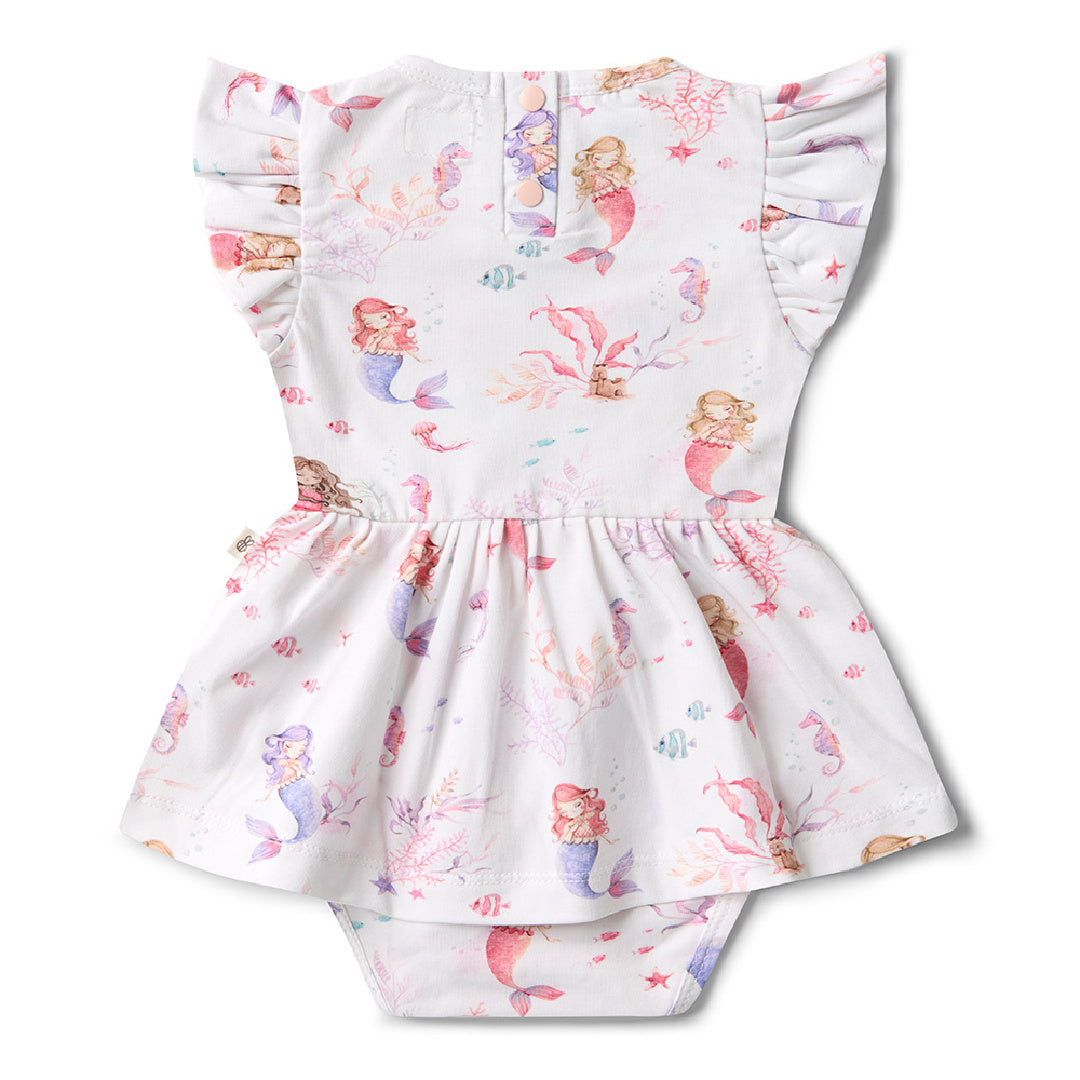 SNUGGLE HUNNY ORGANIC DRESS - MERMAID