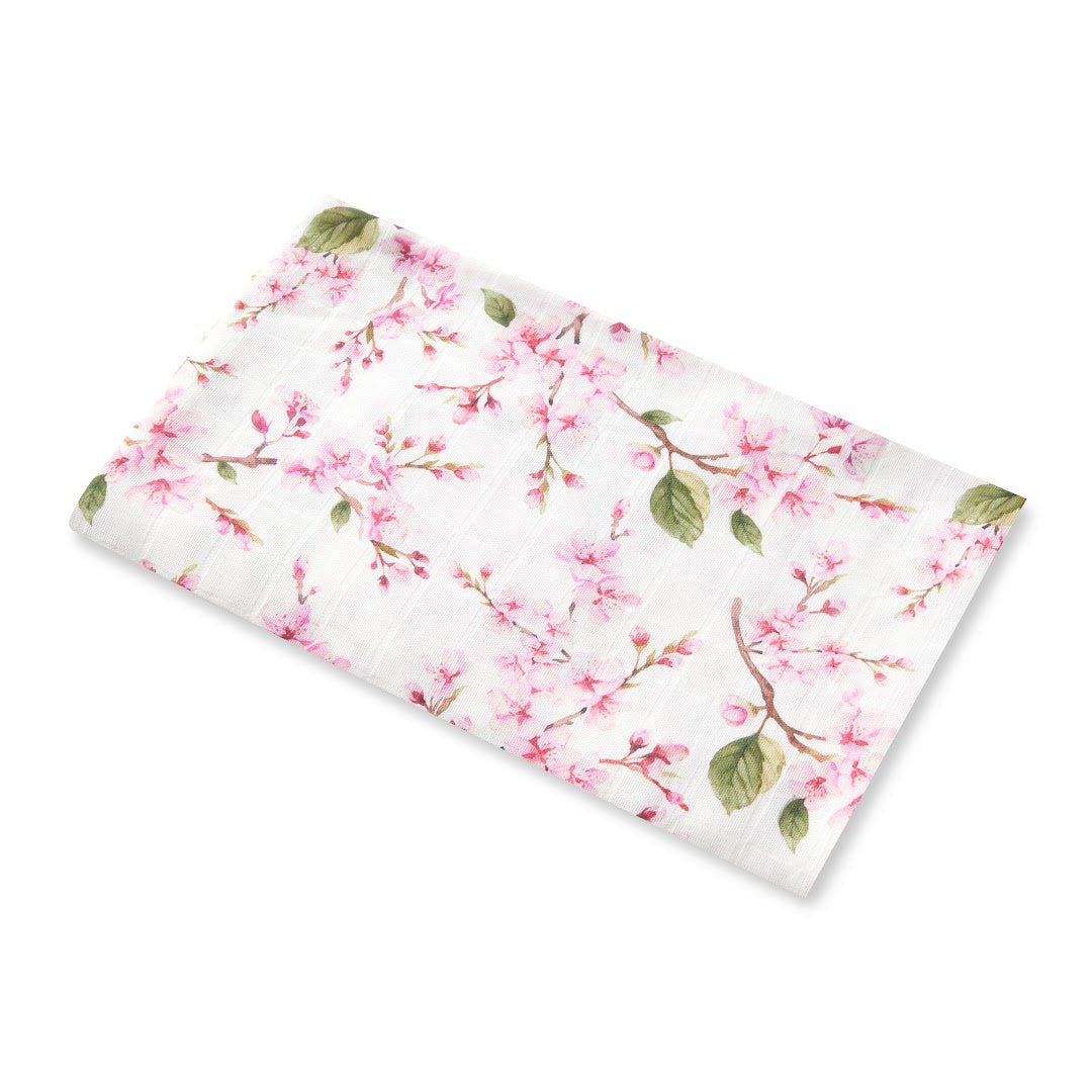 SNUGGLE HUNNY ORGANIC MUSLIN WRAP - CHERRY BLOSSOM