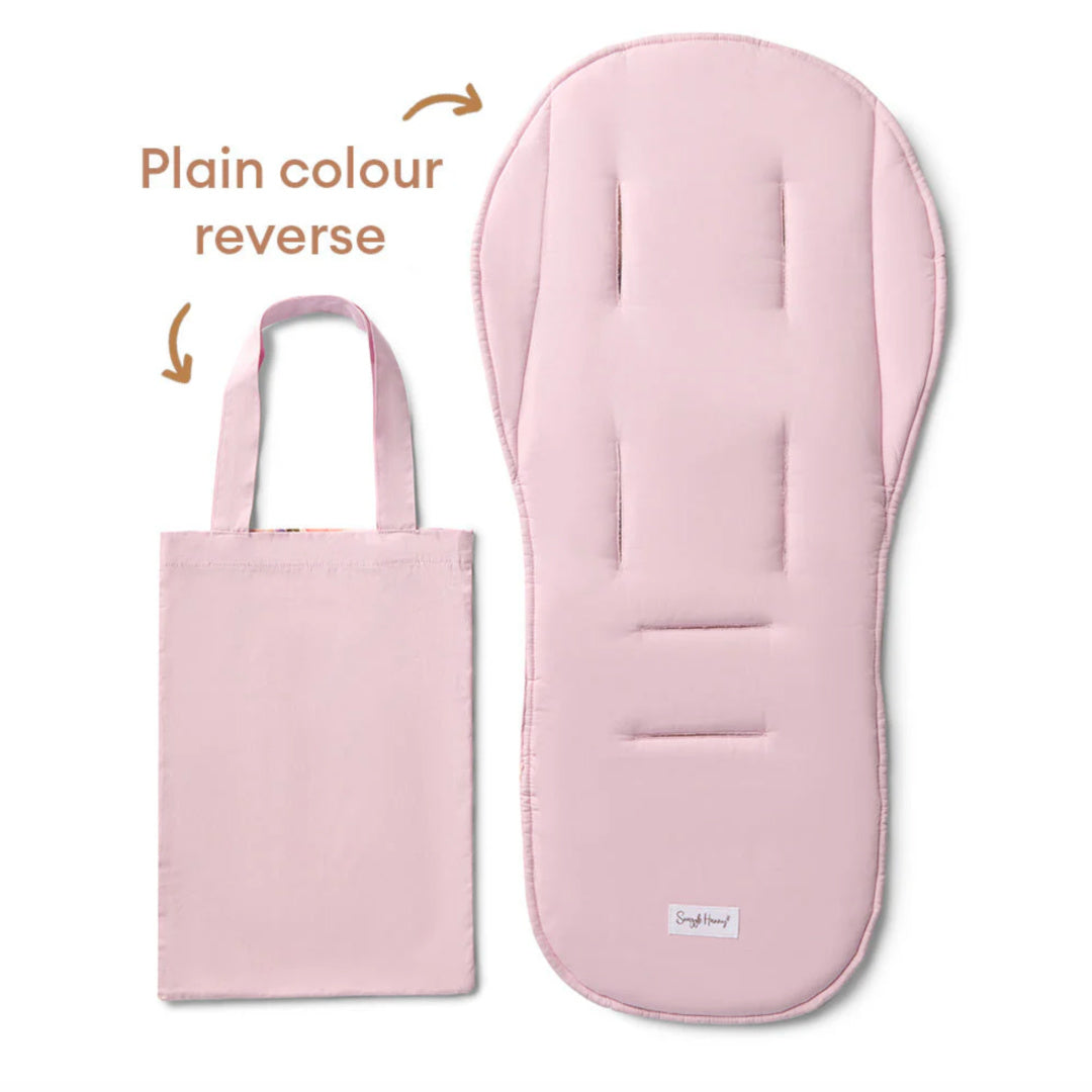 SNUGGLE HUNNY UNIVERSAL ORGANIC PRAM LINER - BLUSHING BEAUTY