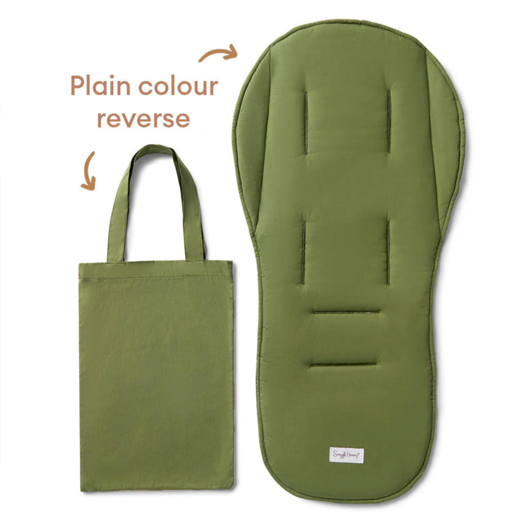 SNUGGLE HUNNY UNIVERSAL ORGANIC PRAM LINER - DIGGERS &amp; TRACTORS