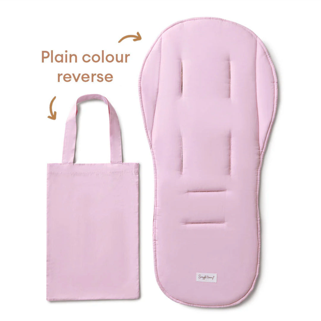 SNUGGLE HUNNY UNIVERSAL ORGANIC PRAM LINER - MIDNIGHT SWAN