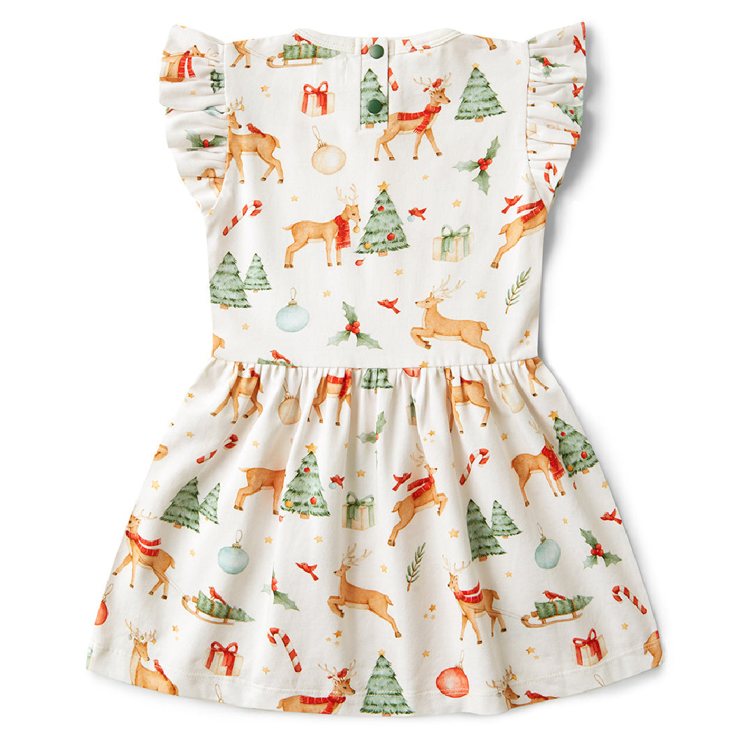 SNUGGLE HUNNY ORGANIC DRESS - PRANCER &amp; FRIENDS