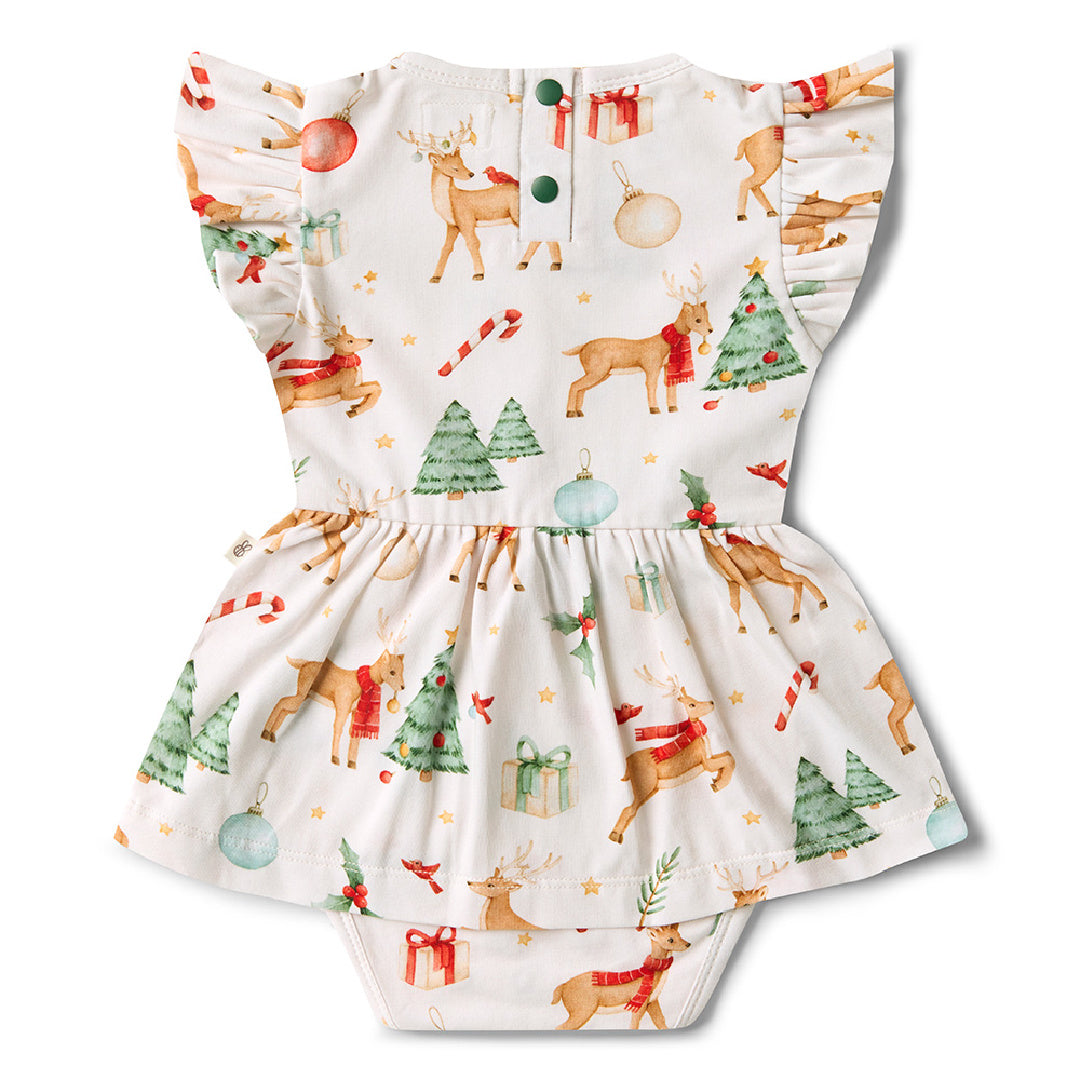 SNUGGLE HUNNY ORGANIC DRESS - PRANCER &amp; FRIENDS